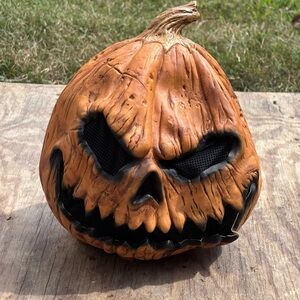 Vintage Rotten Scary Pumpkin Mask!